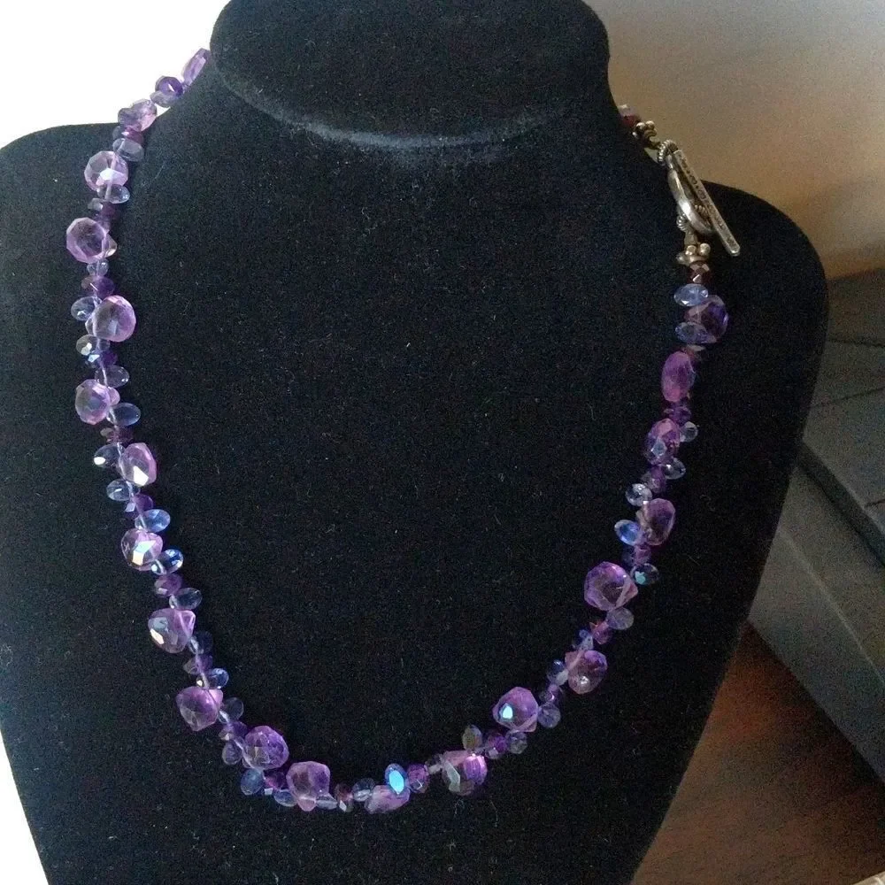 Exquisite Genuine Amethyst Necklace